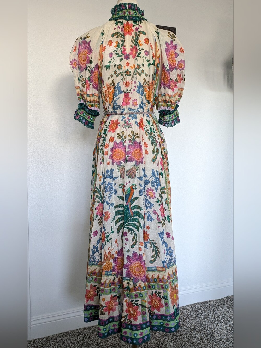 Zimmermann Ginger Swing Ramie Maxi Dress - Picture 3 of 11